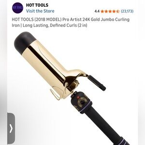 HOT TOOLS 24K Gold Jumbo Curling Iron
